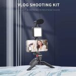 Ay-49 Video Making Kit Vlogging Tripod Triple Band Light - Image 3