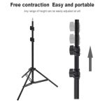 210cm Selfie Ring Light Portable Tripod Stand Fit For Live Photo Studio - Image 4