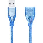Usb Extension Male To Female 2.0 Crystal Blue (imported Cable) 1.5m - Image 2