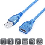 Usb Extension Male To Female 2.0 Crystal Blue (imported Cable) 1.5m - Image 3