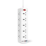 Ldnio Sc10610c 2500w Power Extension 10 Sockets 3 Usb-c Pd + 3 Usb-a Qc3.0