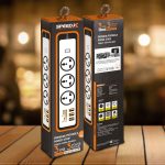 Speed-x 303pu Premium Portable Power Strip 3socket+3usb Port Cabel Length 2m - Image 4