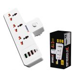 New 304puc Speed-x Premium Portable Power Strip 3socket+3usb+1type-c Port - Image 2